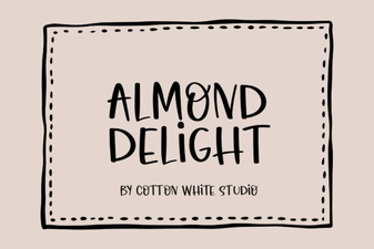 Almond Deligt Font: Elegant Typography for Creative Projects