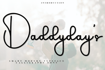 Daddyday's Font: Creative Typography for Unique Projects