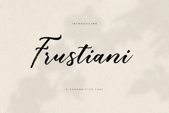 Frustiani Font: Creative Typography for Modern Design Projects