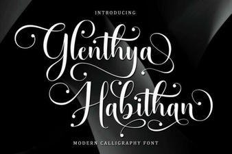 Glenthya Habithan Font: Elegant Typography for Creative Projects