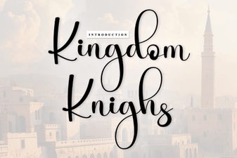 Kingdom Knighs Font: Bold Typography for Fantasy Projects