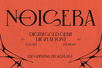 Noisera Font: Bold Typography for Creative Projects