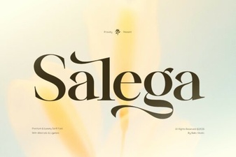 Salega Font: Modern Typography for Creative Projects